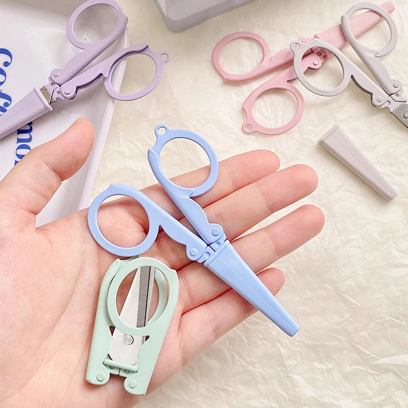 Stationery And Office Supply Chain - Gunting Lipat Warna Morandi Kawaii Gantungan