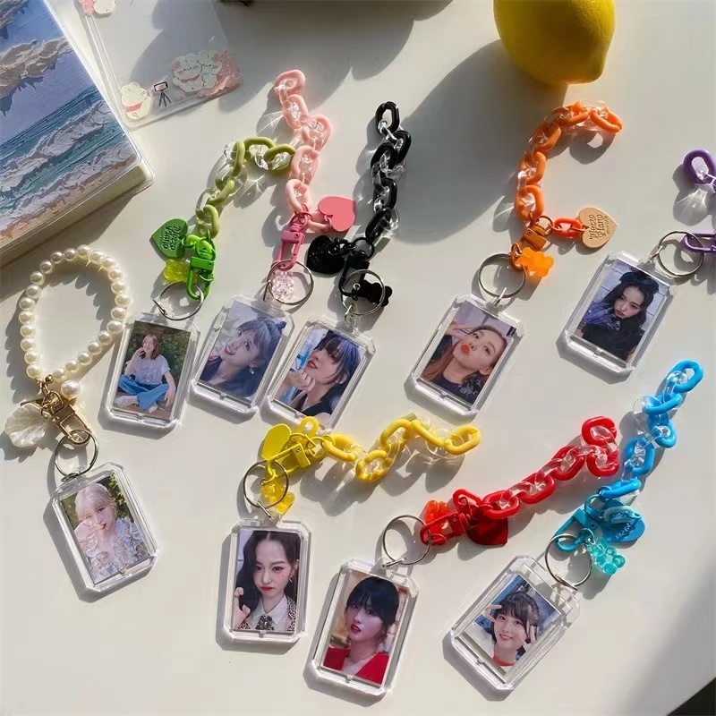 Stationery And Office Supply Chain - Kpop Idol Love Album Foto Liontin