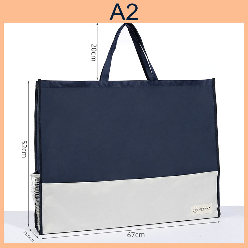 Portfolio Folder Zip - Besar A1/A2 tas organiser Folder kantung