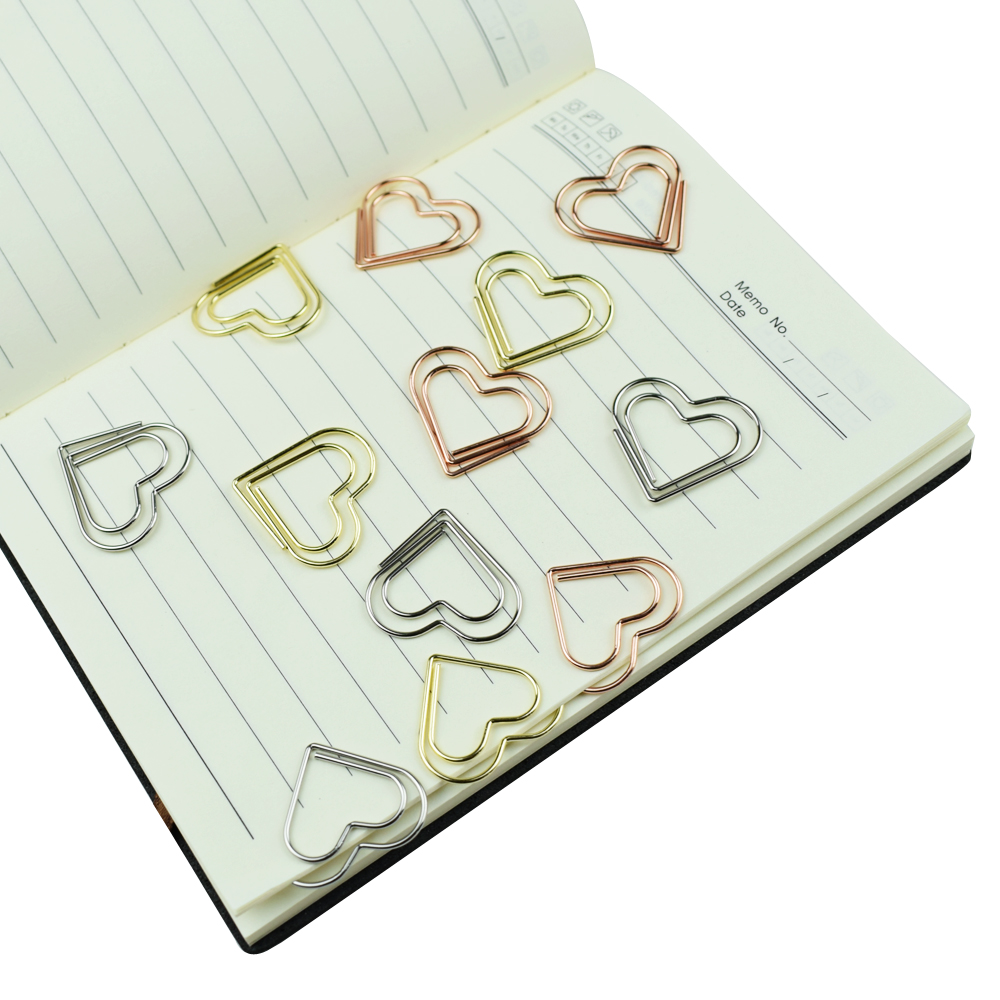 Set 12 Buah Klip Kertas Bentuk - Binder Clip Assorted ulasan dan harga