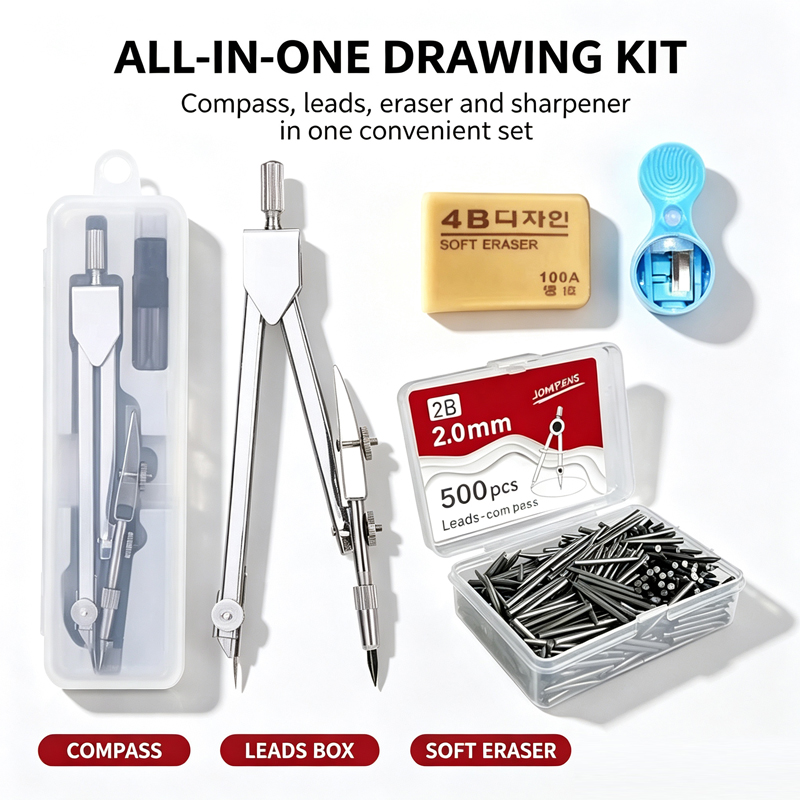 Set Kompas Logam, Kompas untuk - Compass Geometry Set ulasan dan harga