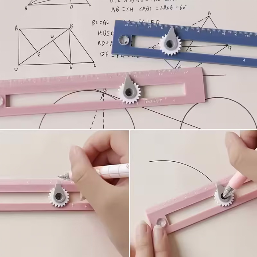 Alat Gambar Lingkaran Multifun - Compass Geometry Set ulasan dan harga