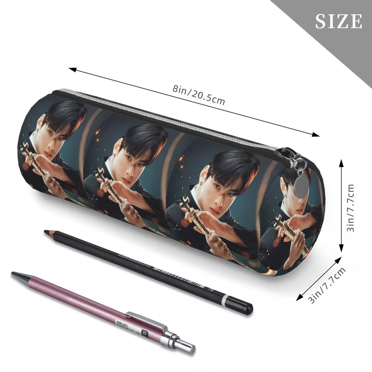 Cha Eunwoo Tempat Pensil Tempa - Stationery And Office Supply Chain ulasan dan harga