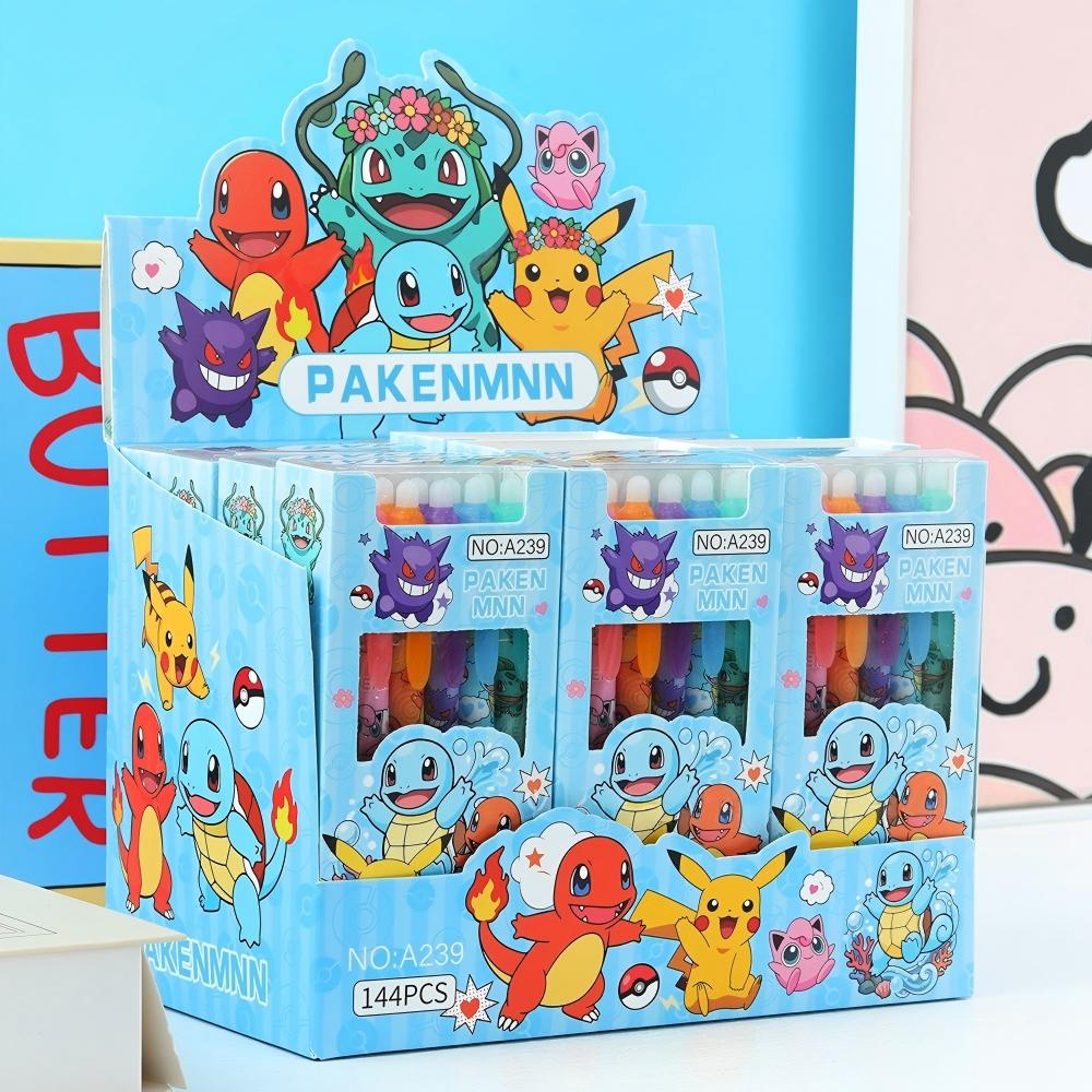 6/12/24pcs Random Pena Pokemon - Stationery Warehouse ulasan dan harga