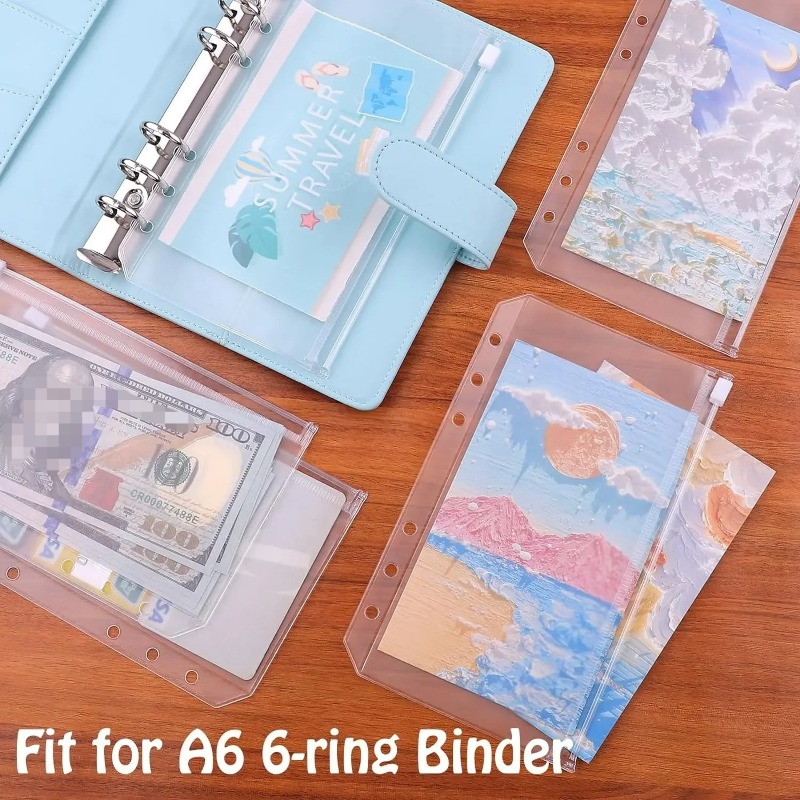 10 PCS Kantong Binder PVC Ampl - Portfolio Folder Zip ulasan dan harga