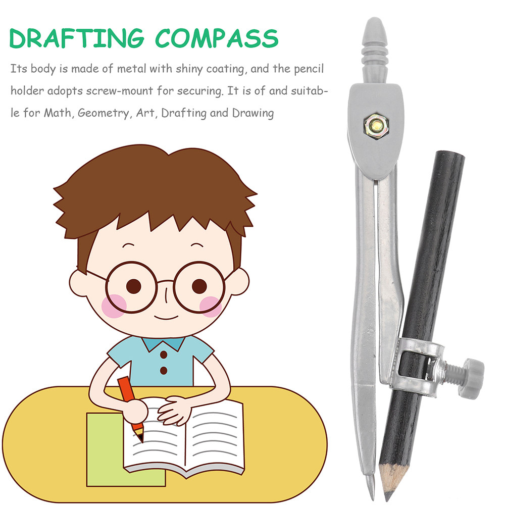 5 Buah Set Kompas Geometri den - Compass Geometry Set ulasan dan harga