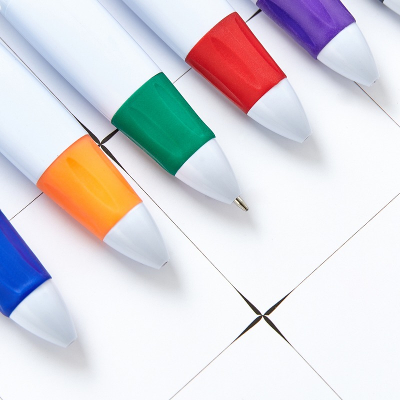 1 buah pena Gel 4 warna tinta  - Stationery And Office Supply Chain ulasan dan harga
