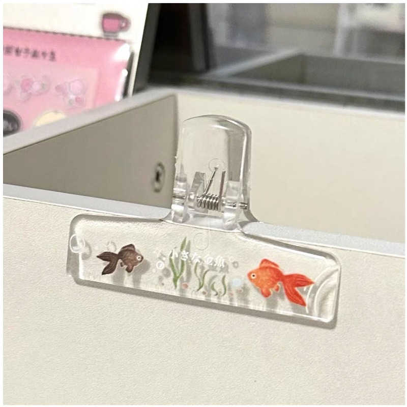 Klip Binder Akrilik Transparan - Binder Clip Assorted ulasan dan harga
