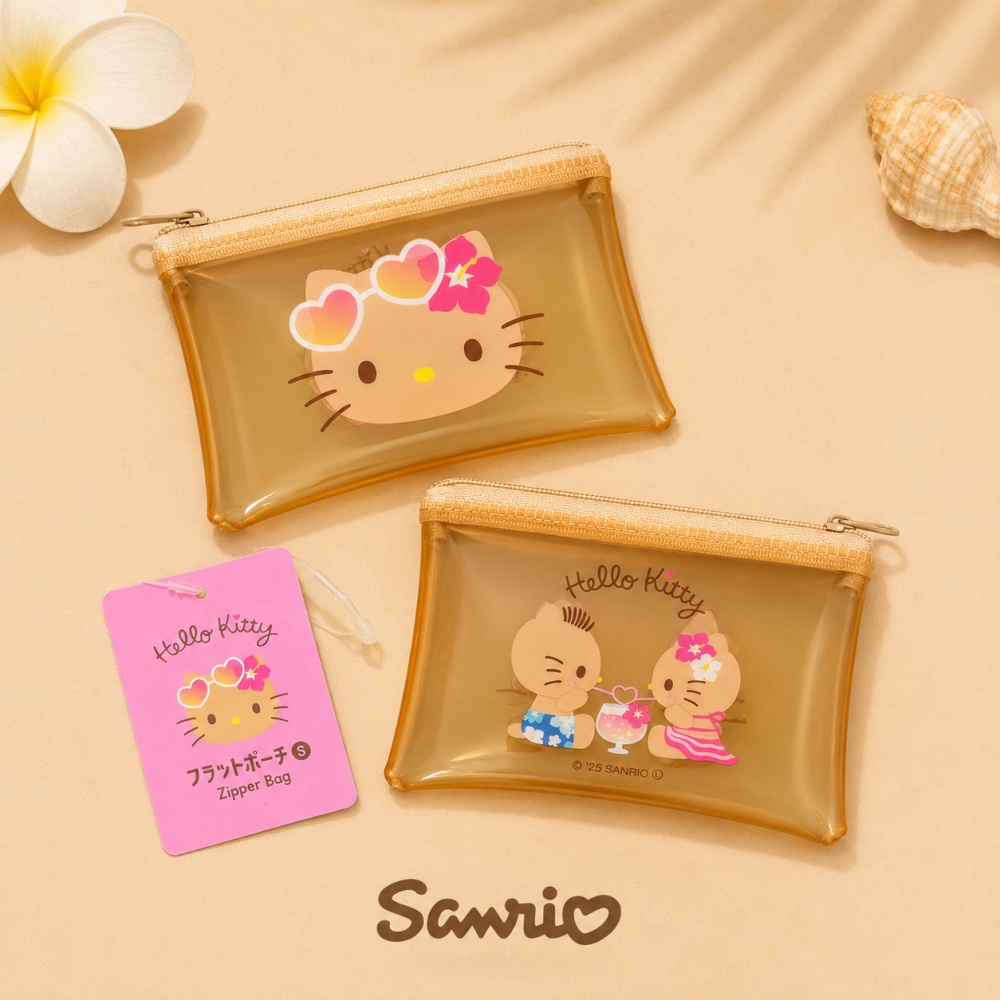 Dompet Koin PVC Anti Air Hello - Tan Stationery & Office Supply ulasan dan harga