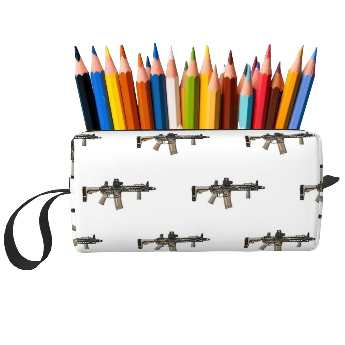 AR-15 Tan Camo Gun Kotak Pensi - Tan Stationery & Office Supply ulasan dan harga