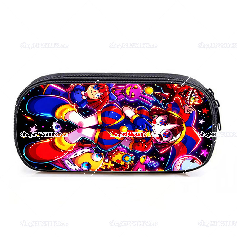 Tas Pena Gambar Pola Sirkus Me - Pencil Case Large ulasan dan harga