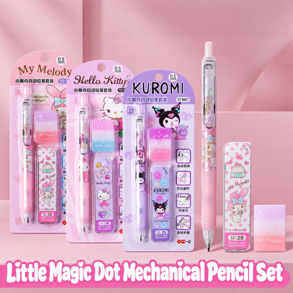 Set Pensil Mekanik Sanrio Asli - Mechanical Pencil Lead ulasan dan harga
