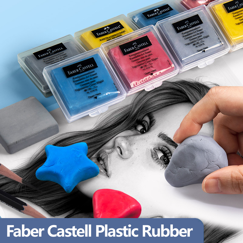 Faber-Castell Plastic Rubber 4 - Rubber Eraser Kneaded ulasan dan harga