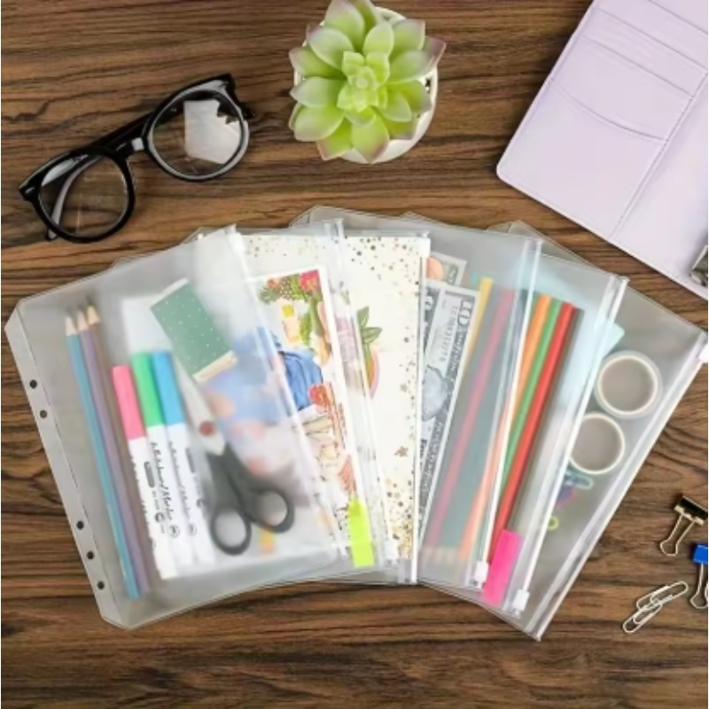 10 Buah Kantong Binder Ritslet - Portfolio Folder Zip ulasan dan harga
